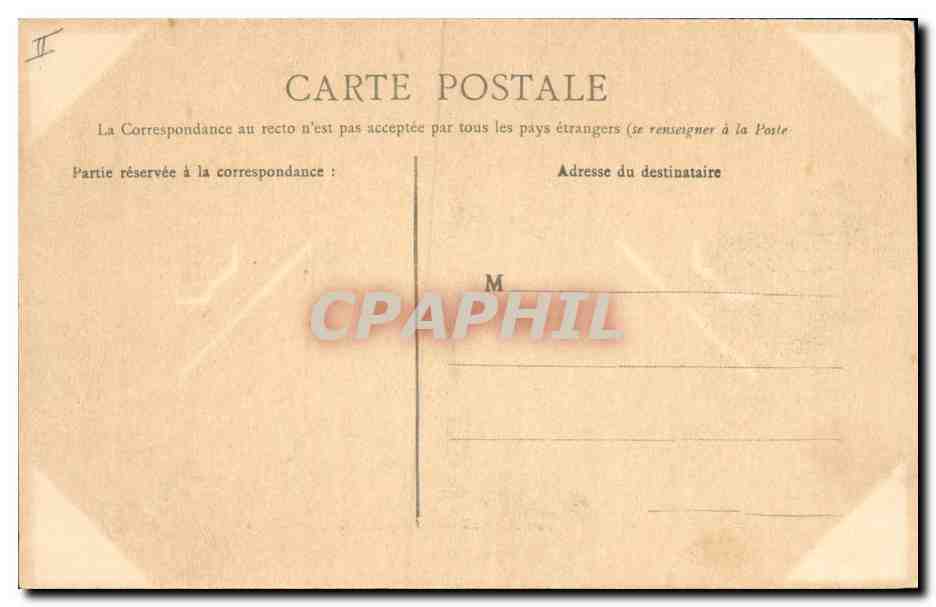 CPA Kiosque de la Patte d'Oie Reims — Verso