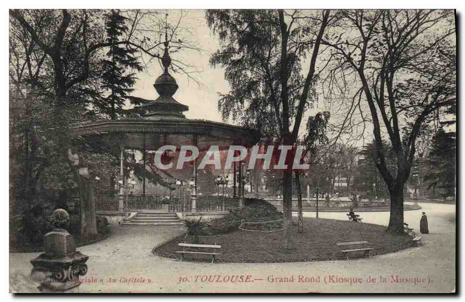 CPA Kiosque de la musique Grand Rond Toulouse