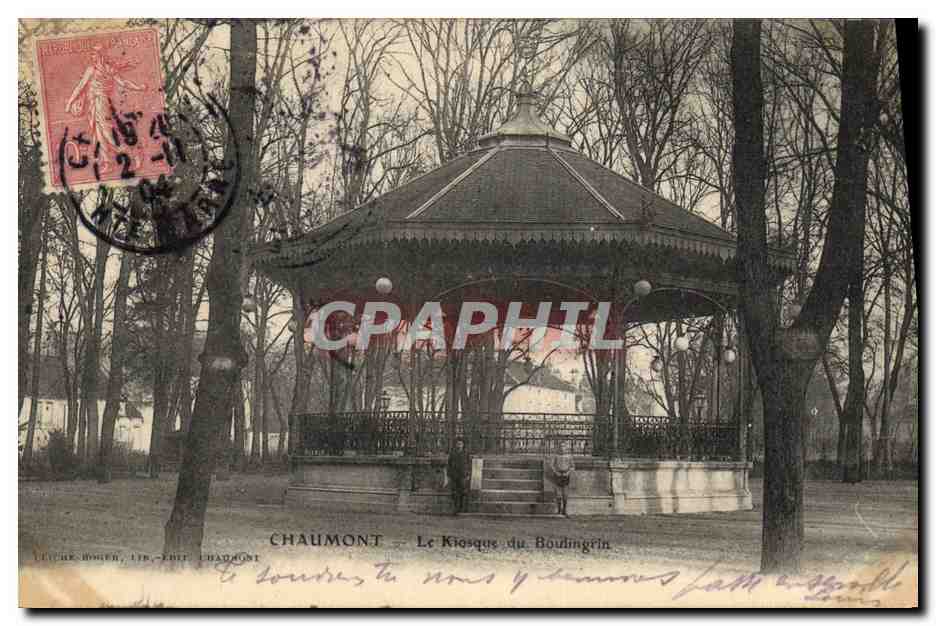 CPA Kiosque du Boudingrin Chaumont