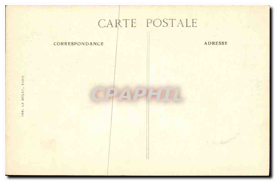 Les Fêtes de la Victoire à Paris — Remise d'une Gerbe au Maréchal Foch — 14 juillet 1919 — Reverso