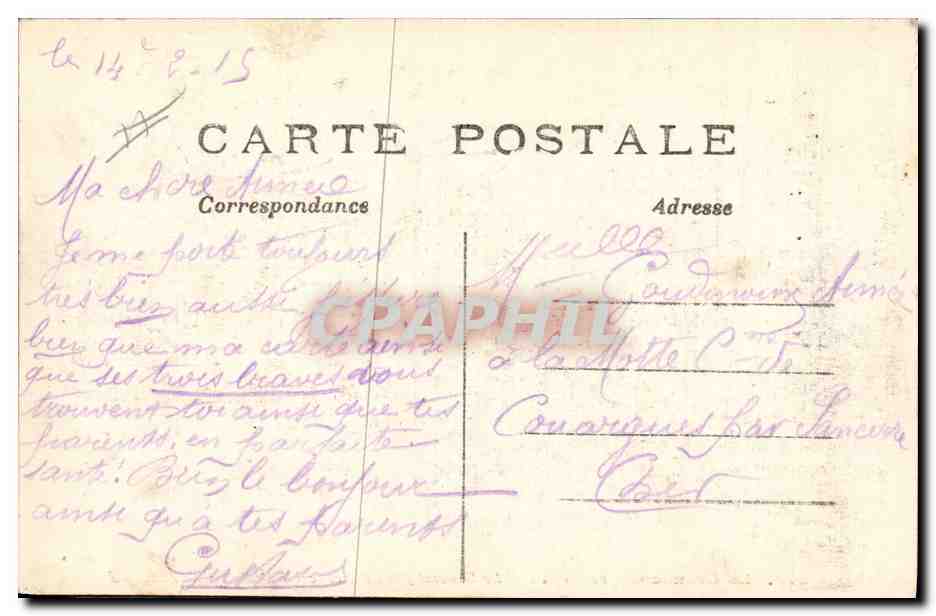Le Général JOFFRE et le Général de CASTELNAU — La Grande Guerre 1914 — Phot-Express — Achterkant
