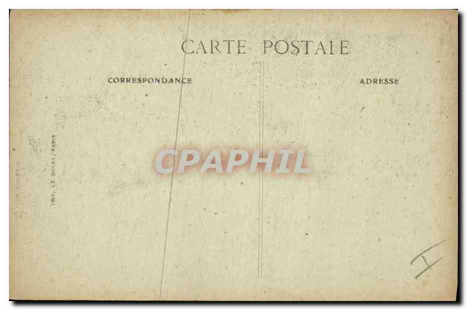 CPA Militaria Les Fetes de la Victore 14 juillet 1919 Le defile Le General Mangin  — Rückseite