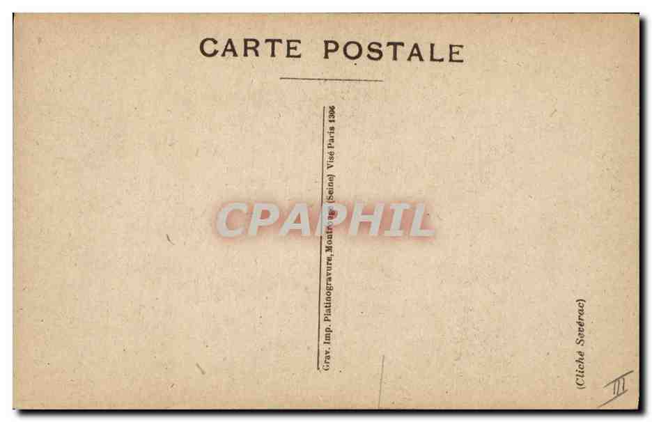 CPA Militaria General Mangin  — Verso