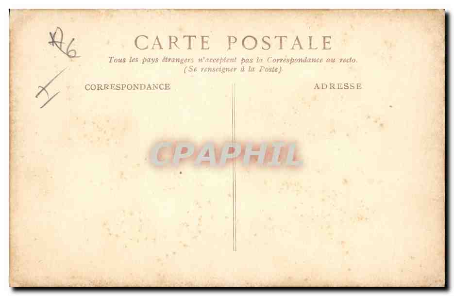 CPA Militaria Amiral Boue de Lapeyrere  — Verso