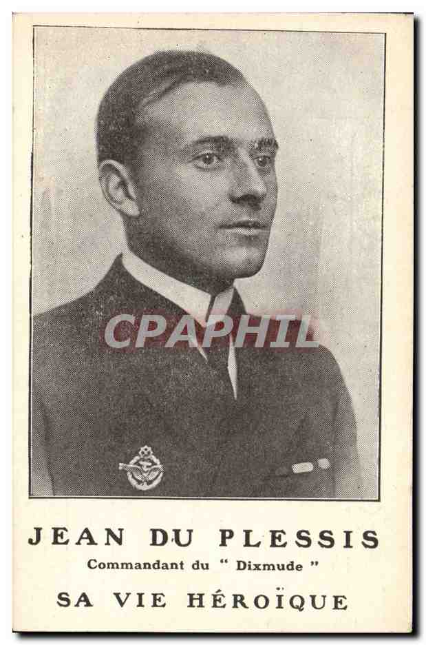 CPA Militaria Jean du Plessis Commandant du Dixmude 