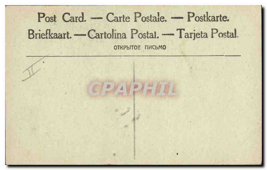 CPA Militaria Le general Francais Gouraud  — Rückseite