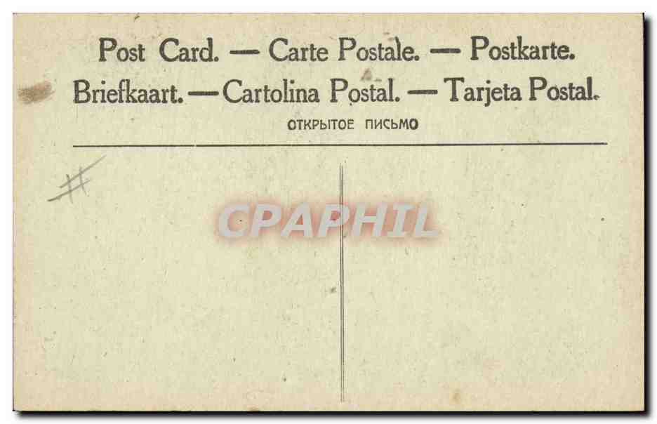 CPA Militaria Le general Francais Humbert  — Verso