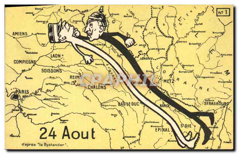 CPA Militaria 24 Aout 