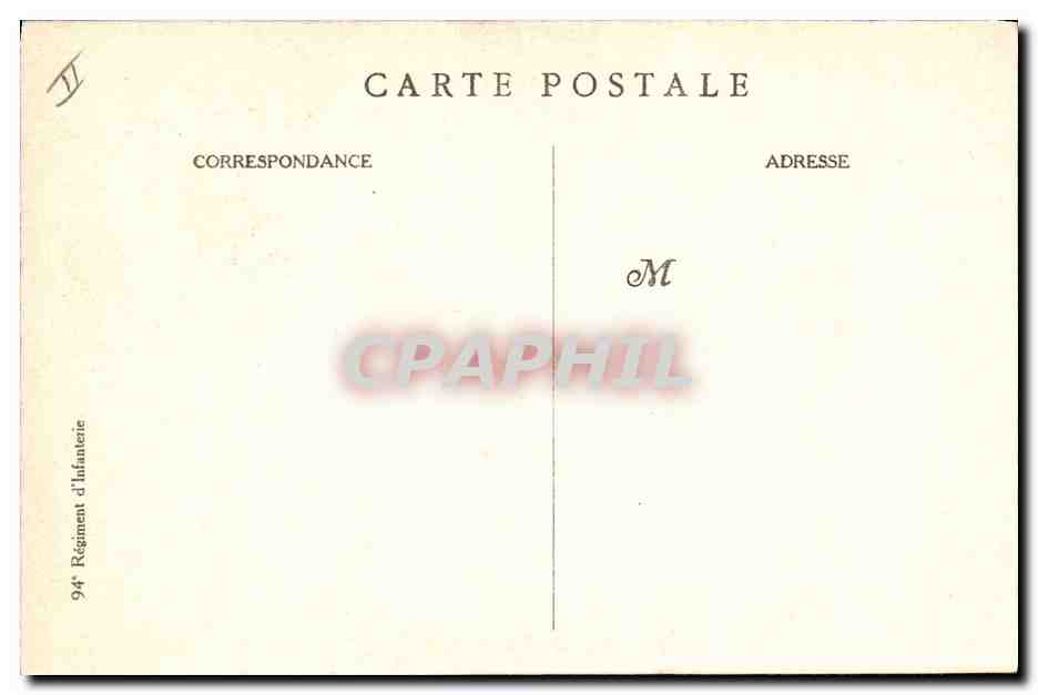 CPA Militaria le Fritz  — Rückseite