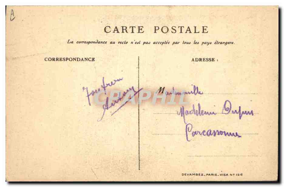 CPA Militaria Plebiscite en Alsace Lorraine Aigle  — Rückseite
