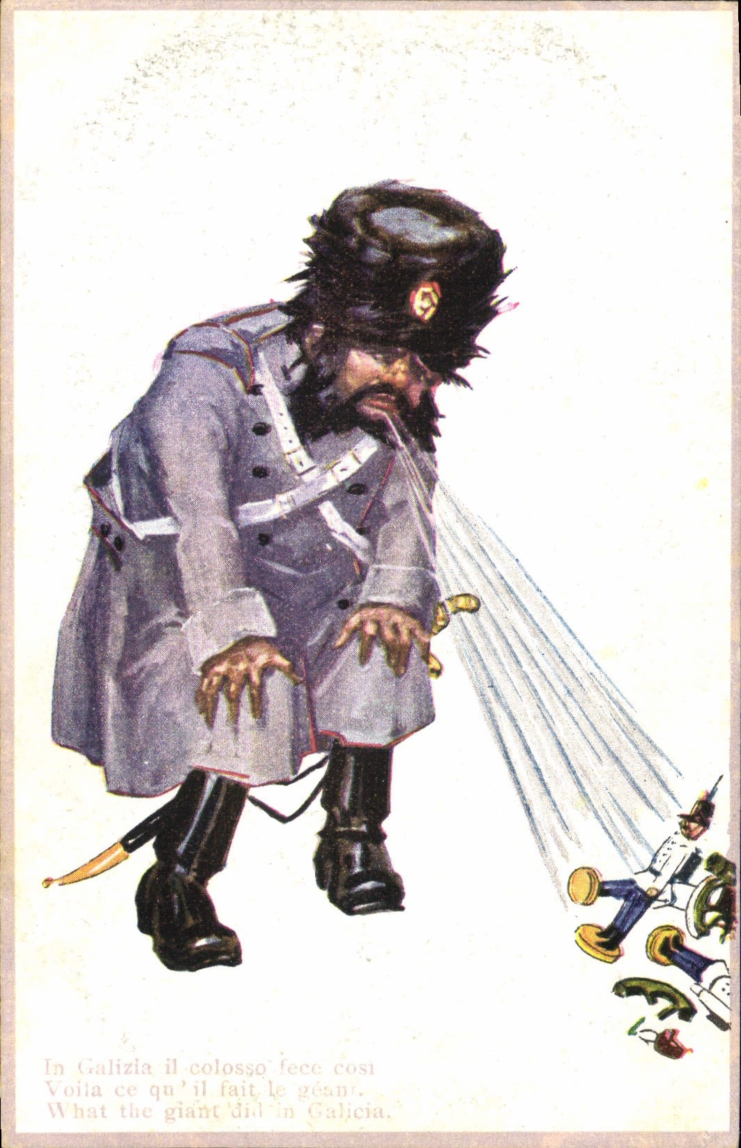 CPA Militaria Geant Ogre 