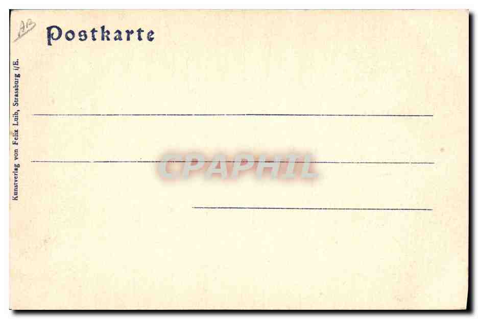 CPA Militaria Ottomar Weymann  — Rückseite