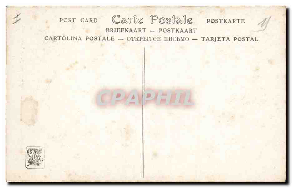 CPA Salon de 1909 L'appel au passeur De Souza Pinto  — Rückseite