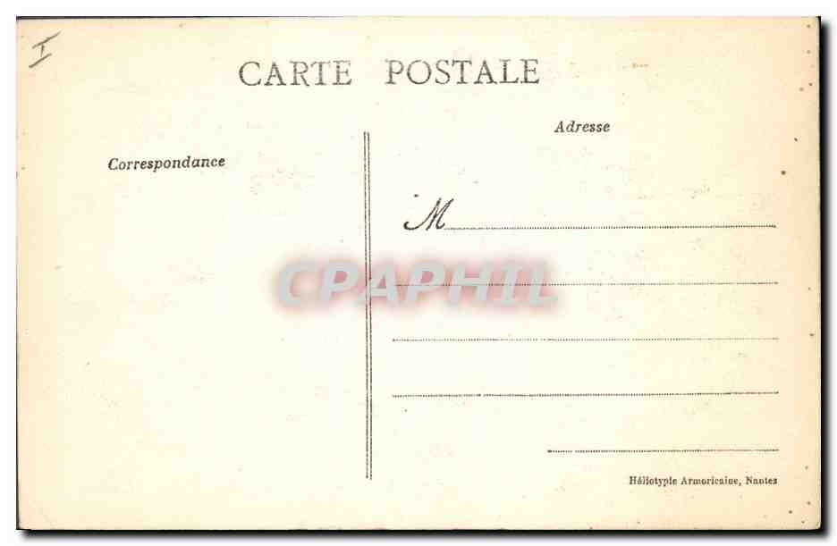 CPA Nantes Musee des Beaux Arts Panneels Diane au Bain  — Verso