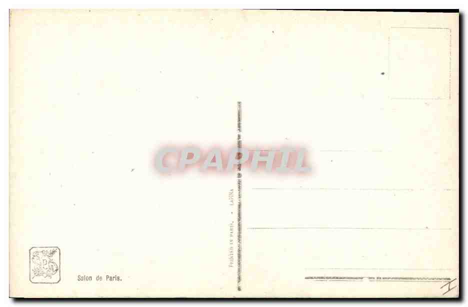 CPA Salon de Paris Deully L'exemple  — Rückseite