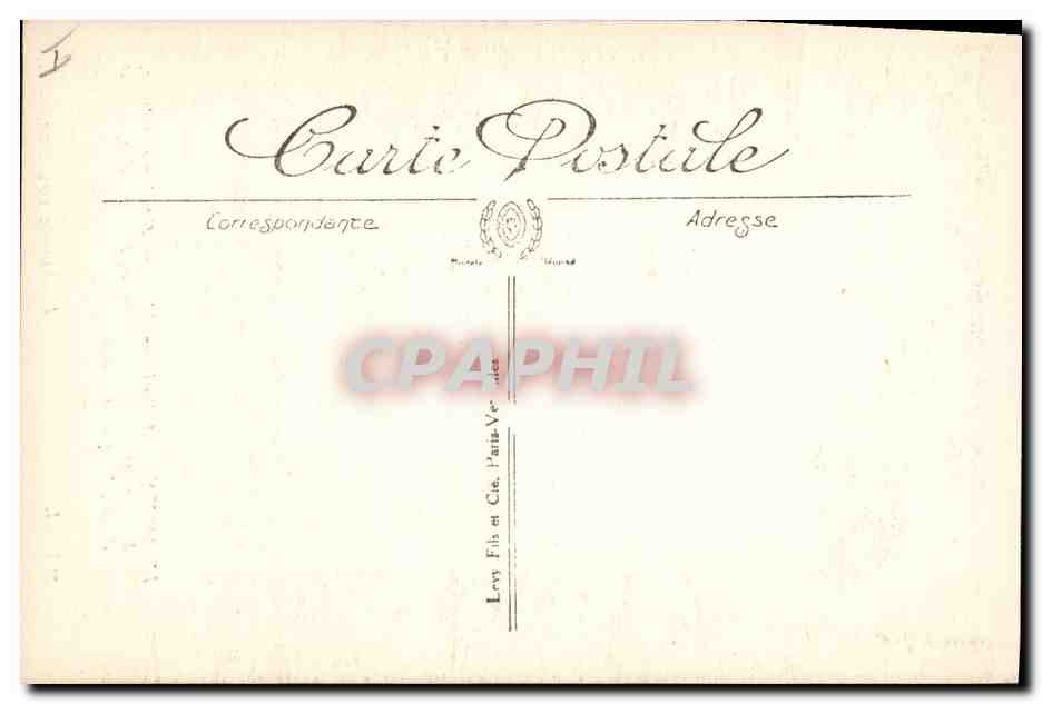 CPA Le Titien Allegorie en l'honneur d'Alphonse d'Avalos Marquis de Guast Paris Musee du Louvre  — Verso