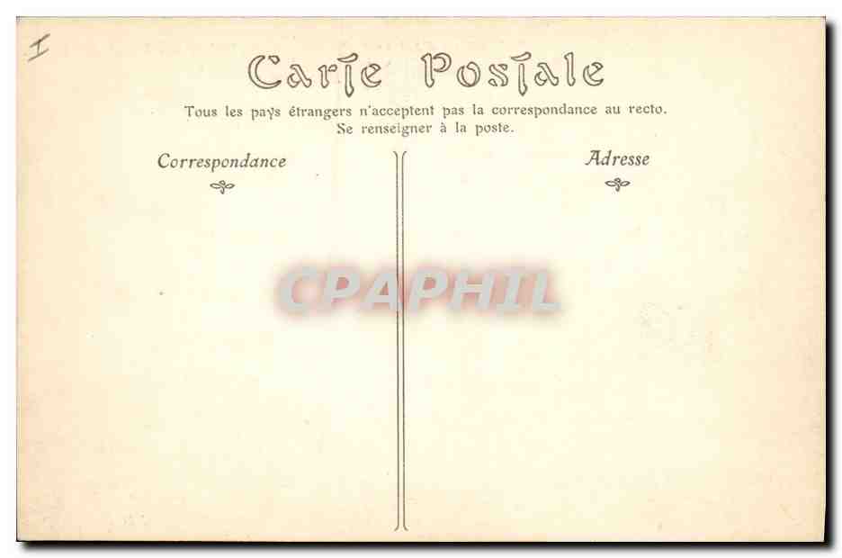 CPA Paris Palais des Beaux Arts Gagliardini Rives heureuses  — Verso