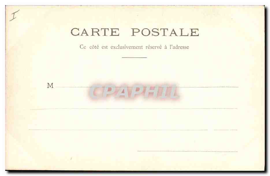 CPA Paris Musee du Louvre Chasseriau Le Tepidarium — Verso