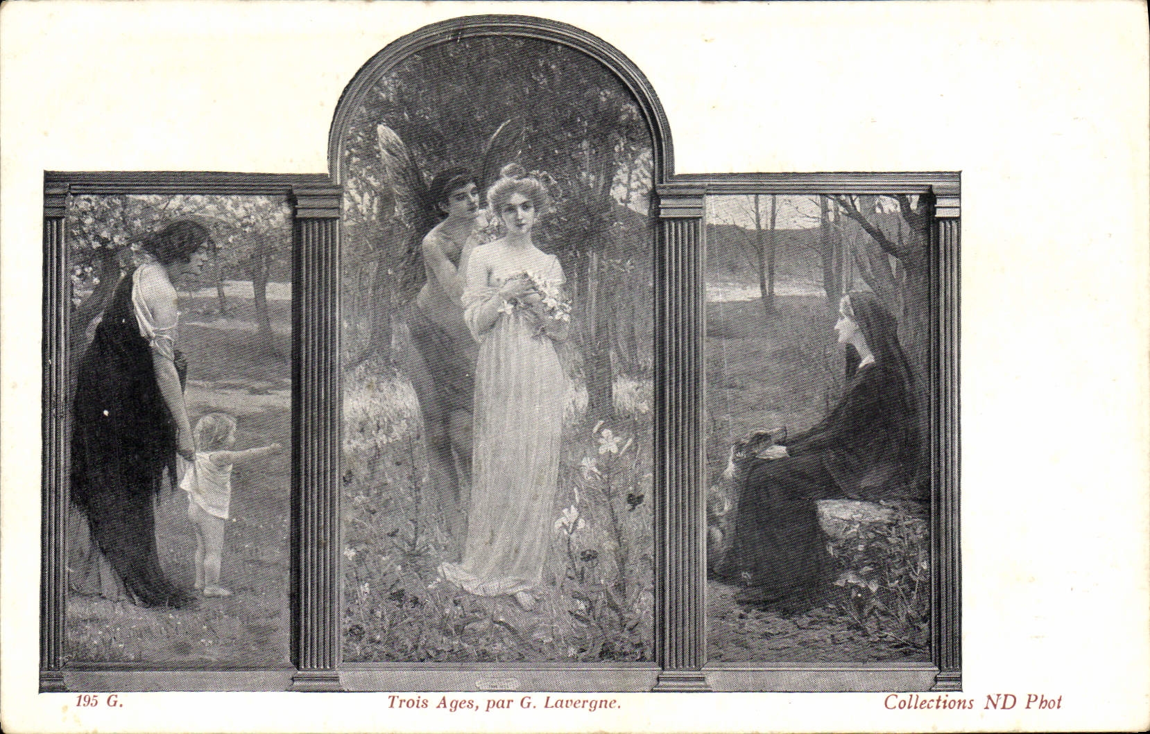 CPA Trois Ages Lavergne 