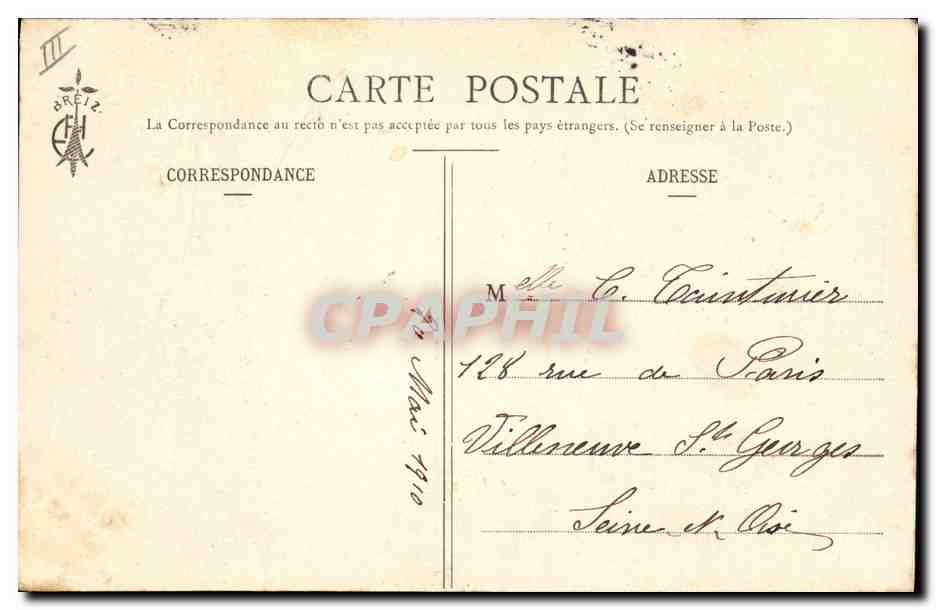 CPA Folklore Botrel Bretagne Les chansons de Botrel illustrees La chansons du patour Chien  — Verso