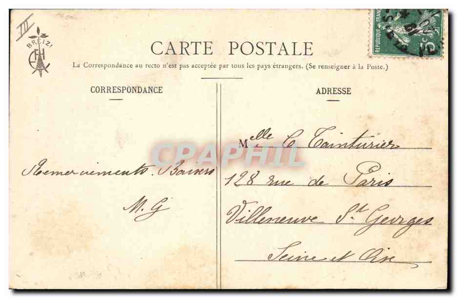 CPA Folklore Botrel Bretagne Les chansons de Botrel illustrees La chansons du patour Chien  — Verso