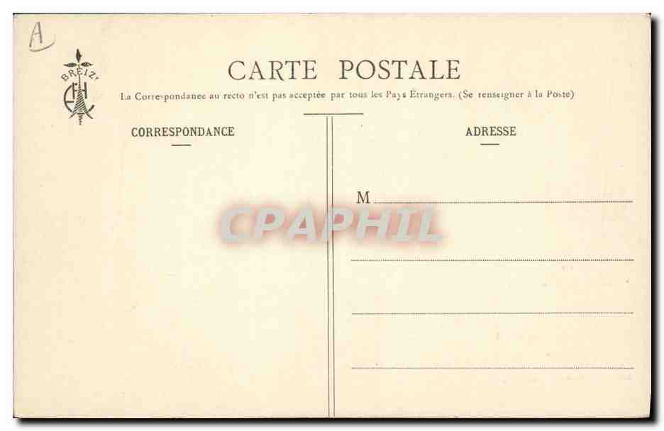 CPA Folklore Botrel Les chansons de Botrel illustrees Les lunettes de grand mere  — Verso