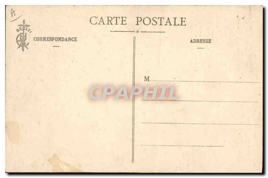 CPA Folklore Botrel Doric et Lena Idylle en vers  — Verso