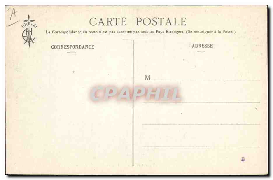 CPA Folklore Botrel Les chansons de Botrel illustrees Le fil casse Marin  — Verso