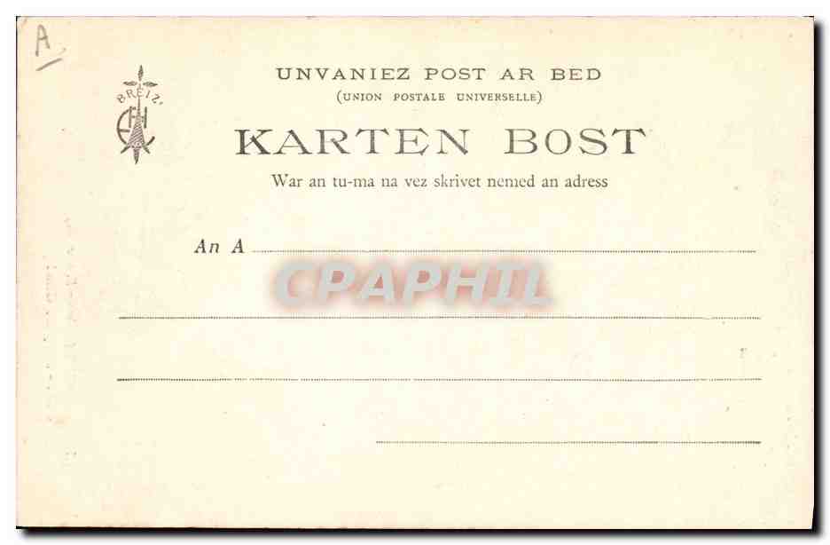 CPA Folklore Botrel Les chansons de Botrel illustrees Le p'tit gas Marin Pecheur  — Verso