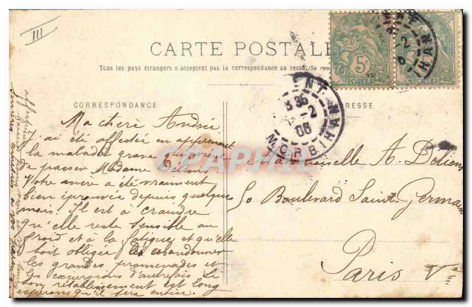 CPA Folklore Botrel Femme Enfants  — Verso