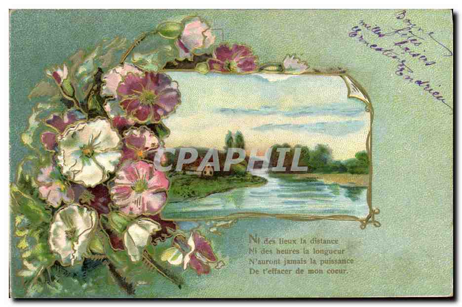 CPA Fantaisie Fleurs 