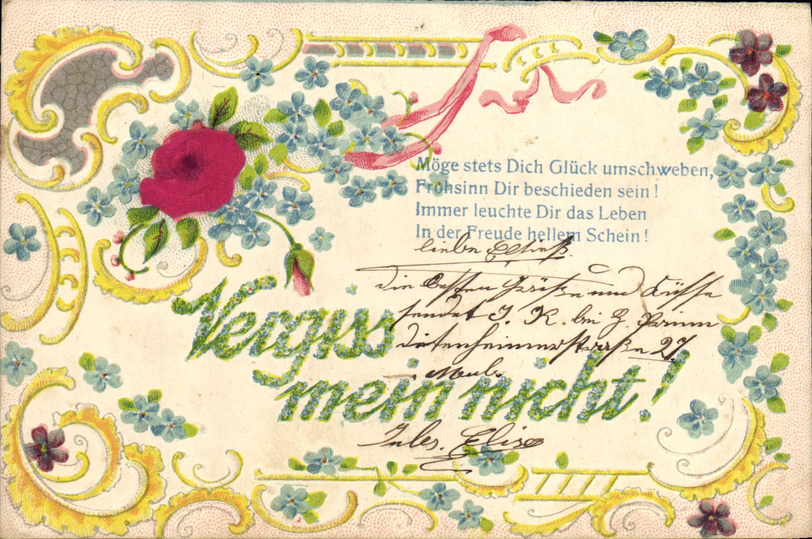 CPA Fantaisie Fleurs 
