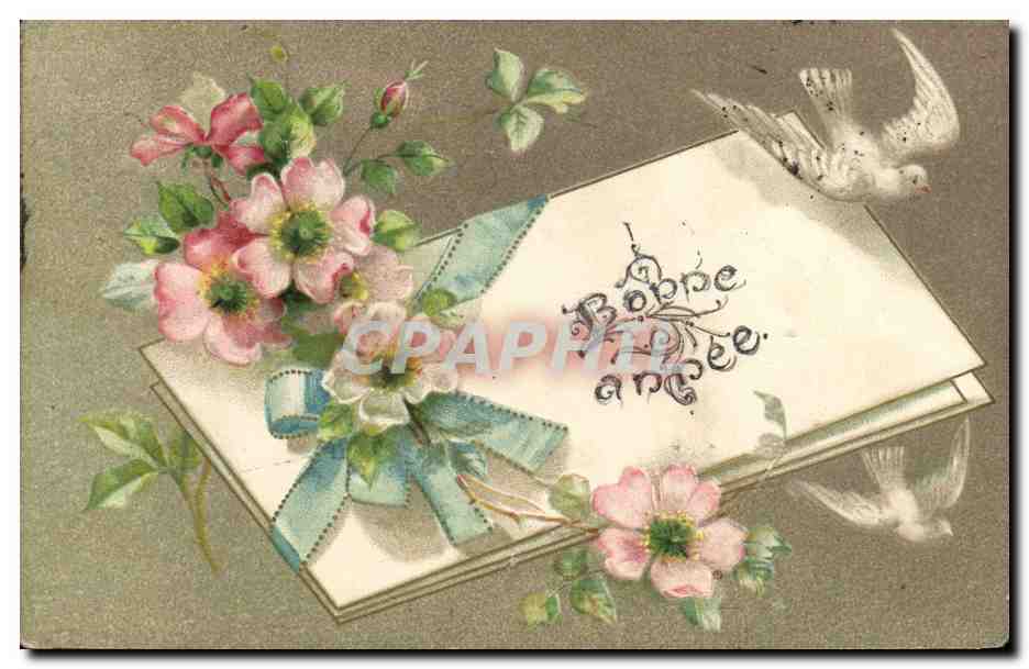 CPA Fantaisie Fleurs Colombes 
