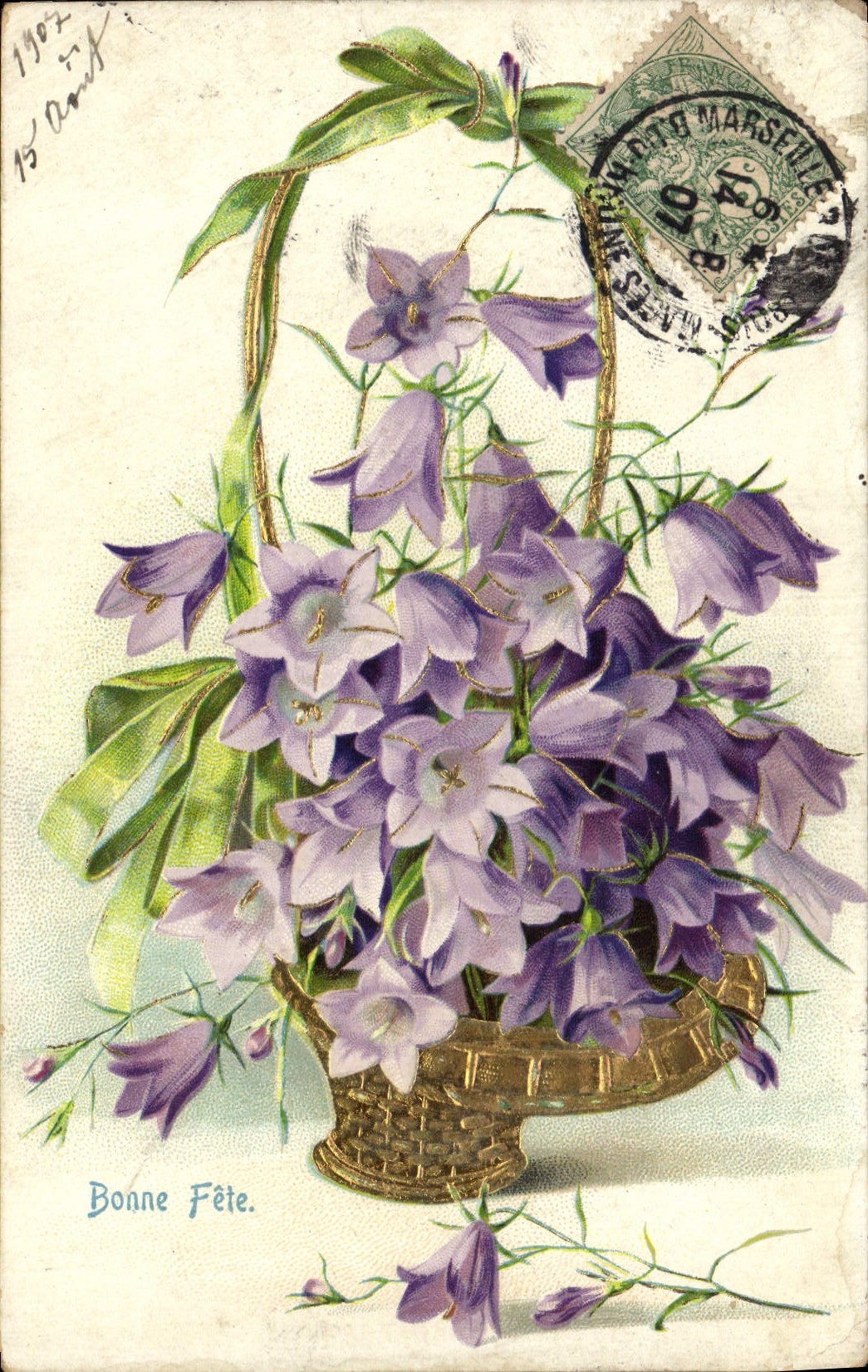 CPA Fantaisie Fleurs 