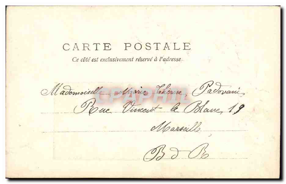 CPA Fantaisie Fleurs Femme  — Verso
