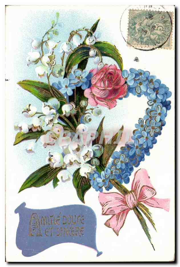 CPA Fantaisie Fleurs 
