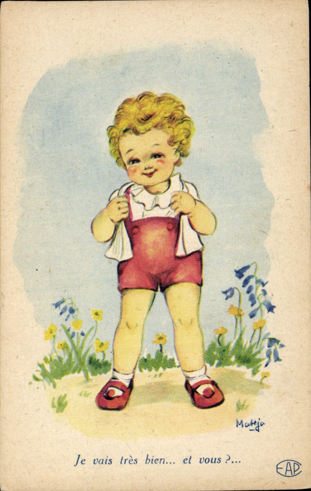 CPA Fantaisie Illustrateur Enfant 
