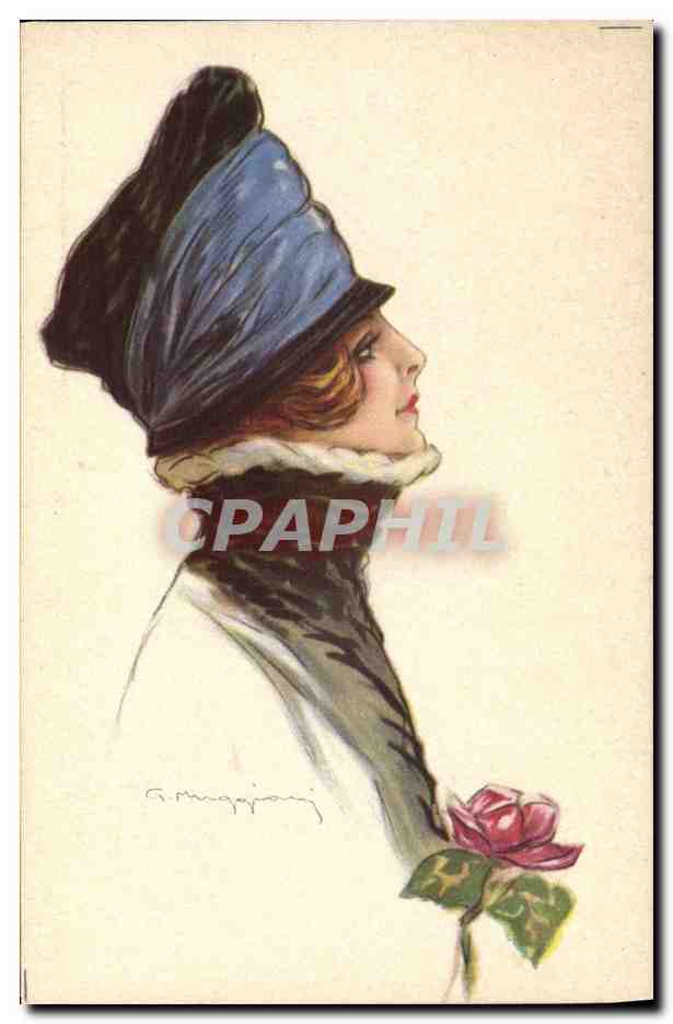 CPA Fantaisie Illustrateur Femme 