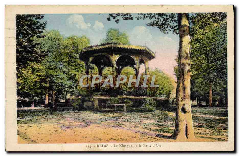 CPA Reims Le Kiosque de la Patte d'oie 