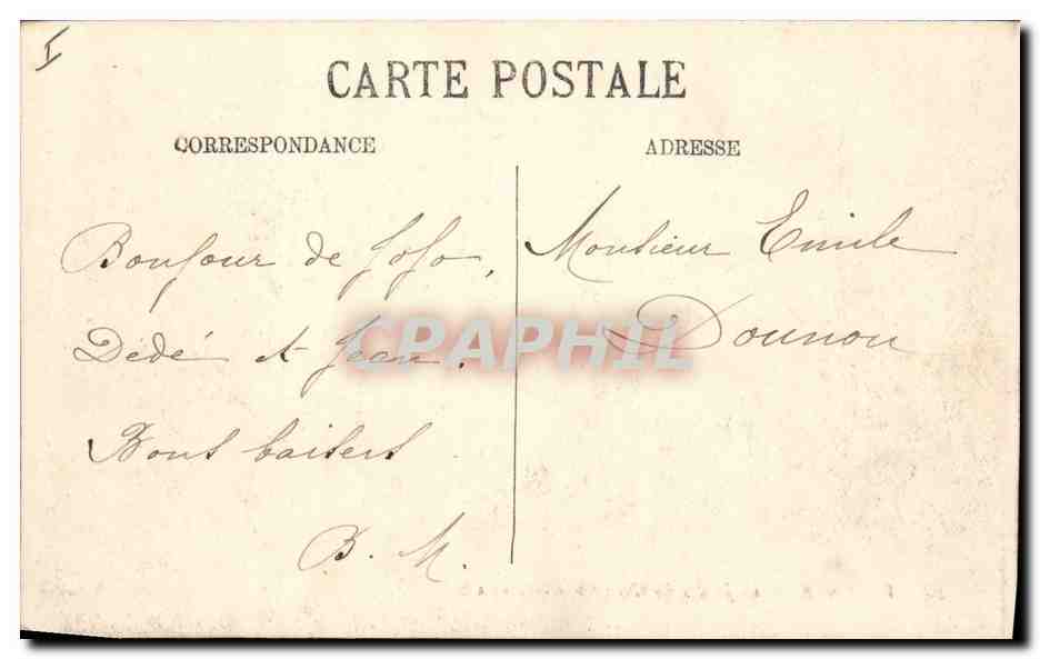 CPA Kiosque Valence Le jardin du Champ de Mars  — Verso