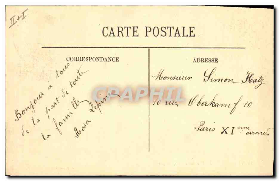 CPA Kiosque de la musique Montargis  — Verso