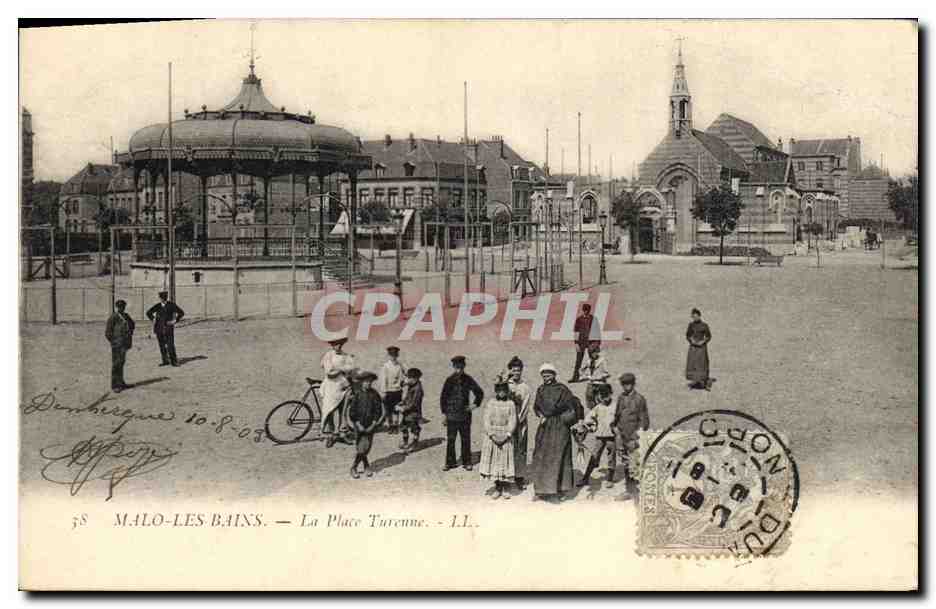 Malo-les-Bains — La Place Turenne — L.L.
