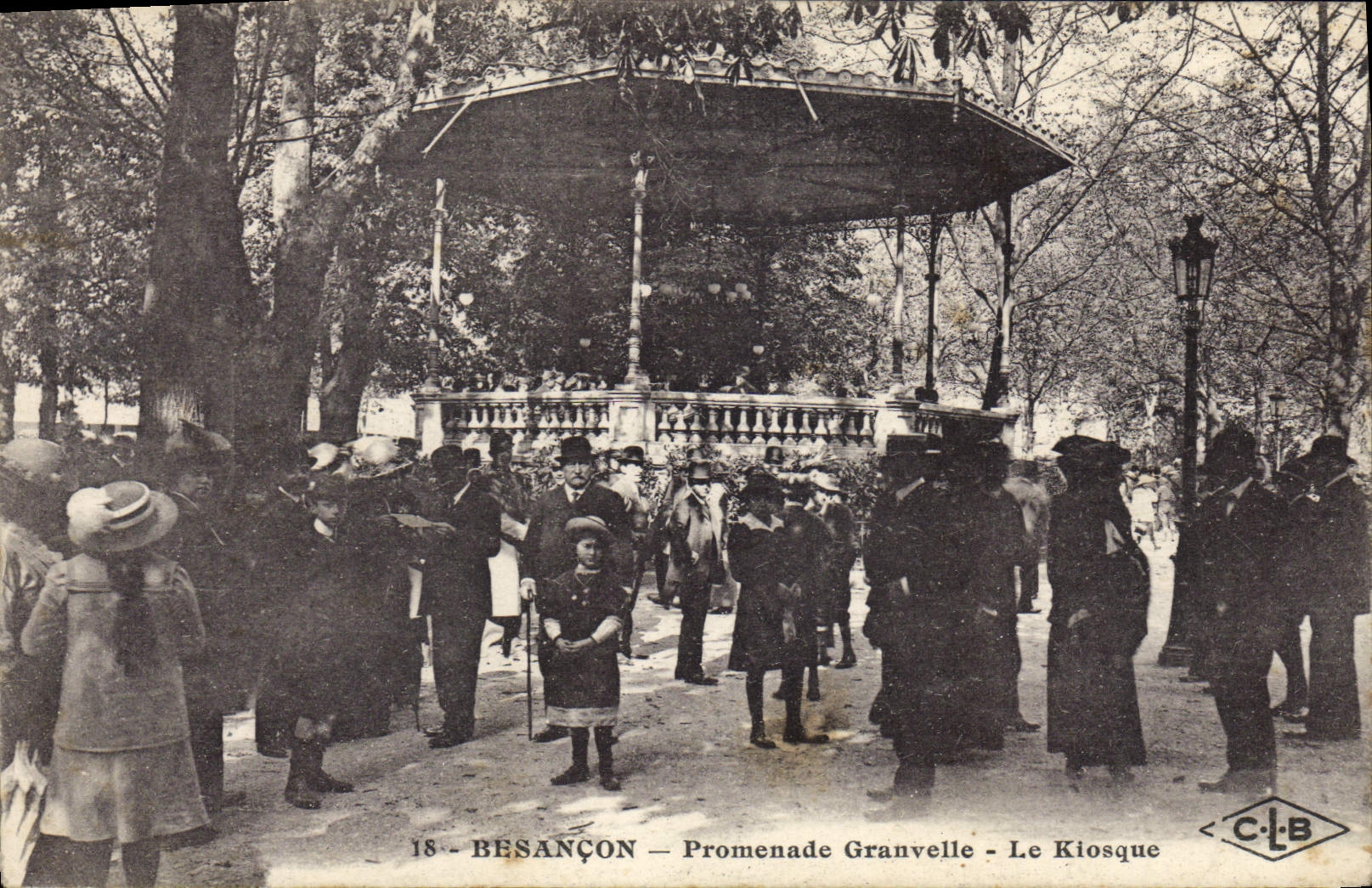 Besançon — Promenade Granvelle — Le Kiosque — C.L.B. n°18