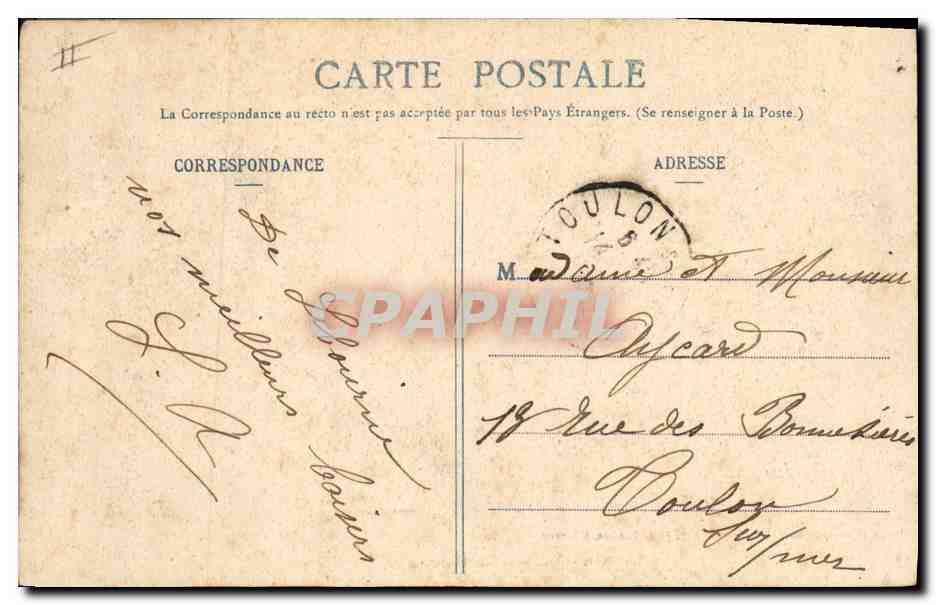 CPA Kiosque Libourne le jardin public  — Rückseite