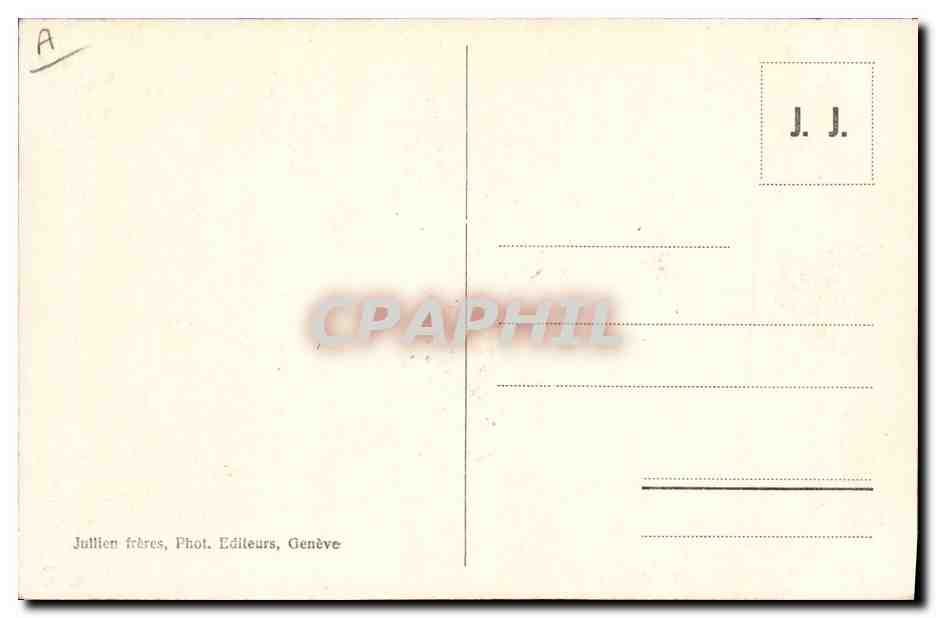 CPA Chien Chiens Au Grand St Bernard Barry et son maitre  — Verso