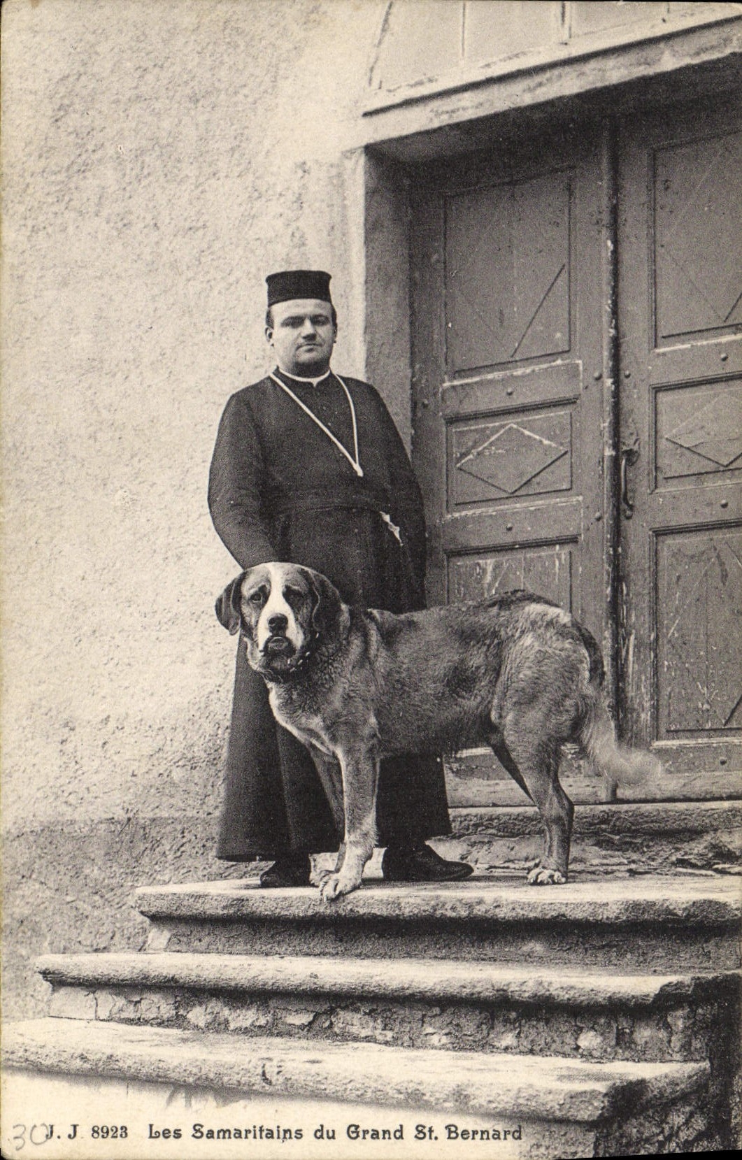 Les Samaritains du Grand St Bernard — J. J. 8923 — Jallion frères, Genève