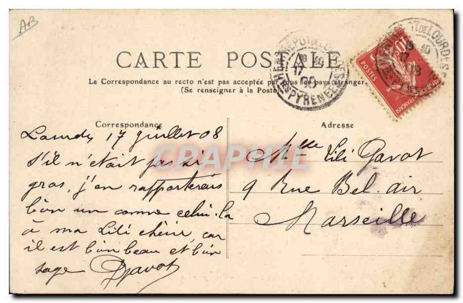 Chien des Pyrénées — 2027 — Éditeur Les Pyrénées — Verso