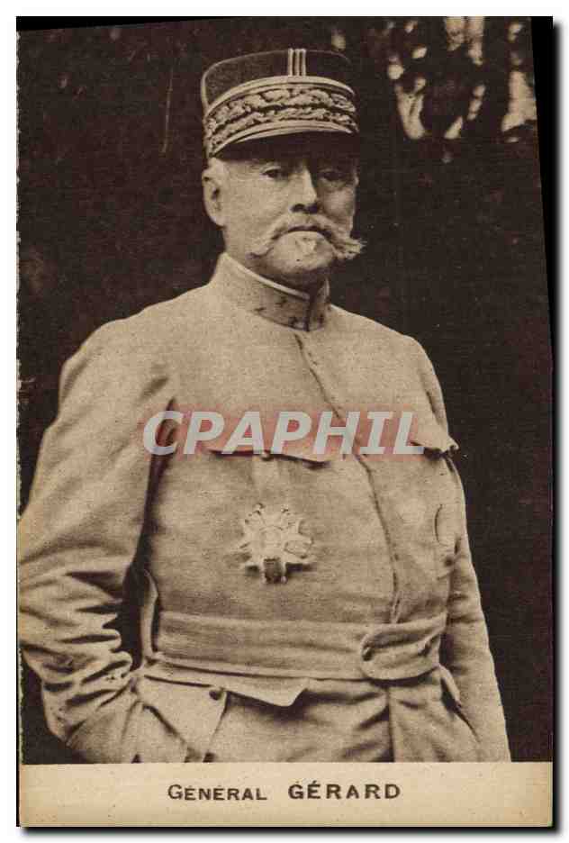 CPA Militaria General Gerard 