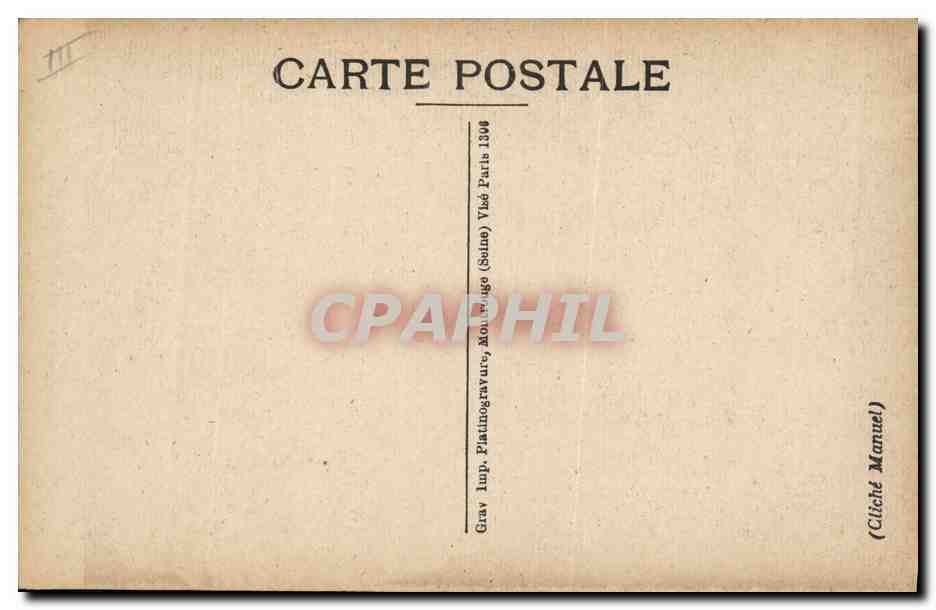CPA Militaria General Gerard  — Verso