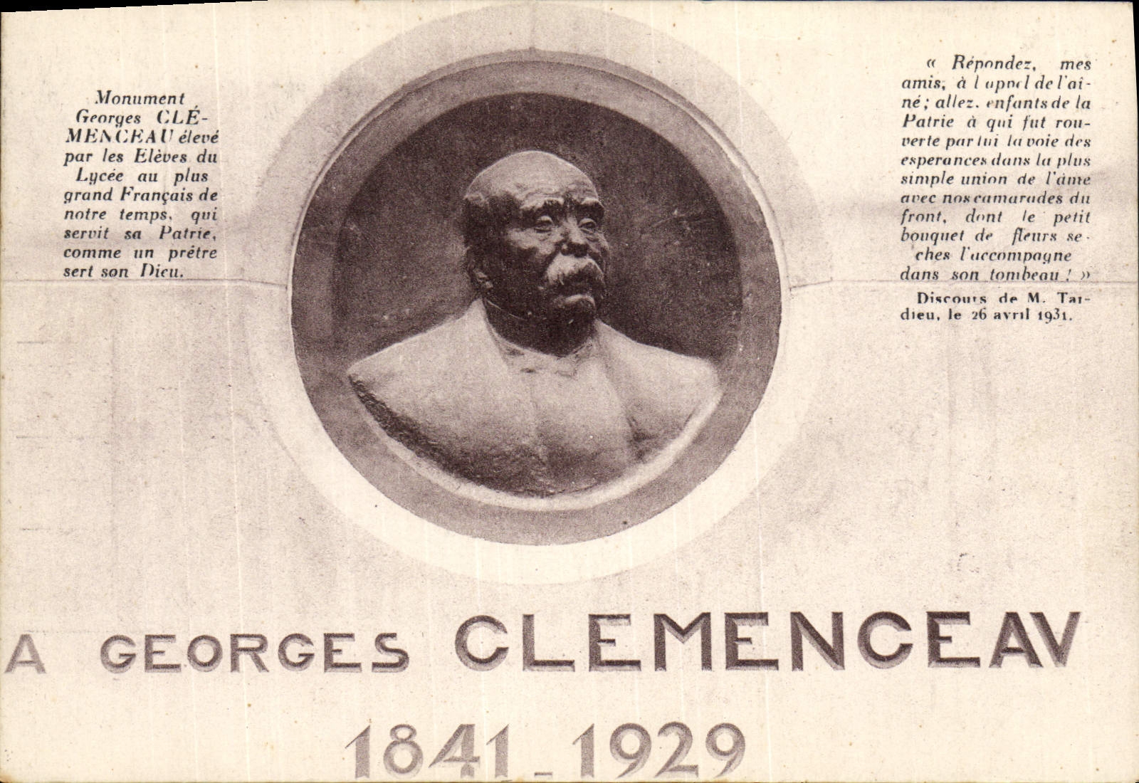 CPA Militaria Georges Clemenceau 